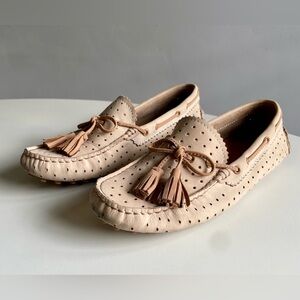 WOMENS COACH SIZE 7.5 SUEDE LOAFERS